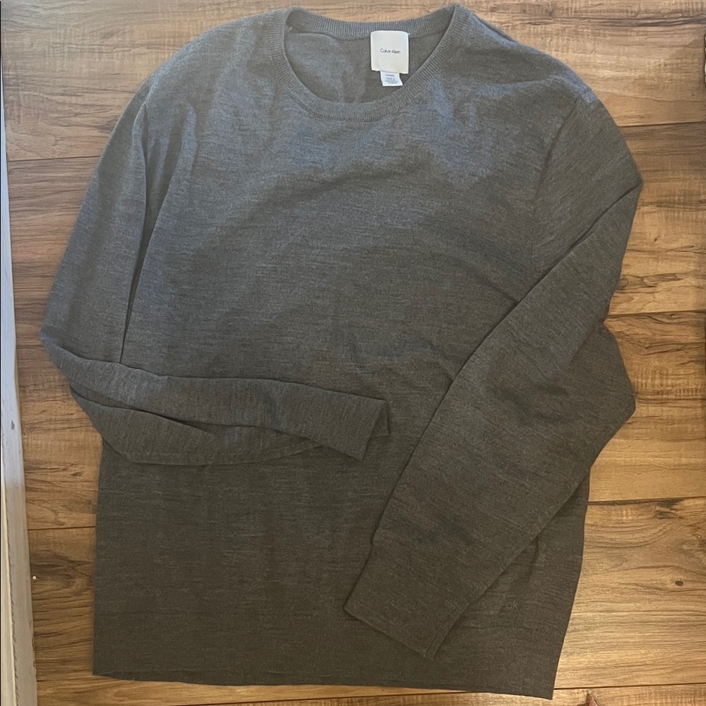 Calvin Klein Charcoal Long Sleeve Top